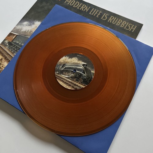 Blur Modern Life Is Rubbish (30th Anniversary) (Transparent Orange Vinyl NM/NM - Picture 10 of 17