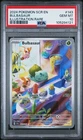 2024 POKEMON SCR EN-STELLAR CROWN #143 BULBASAUR ILLUSTRATION RARE PSA 10