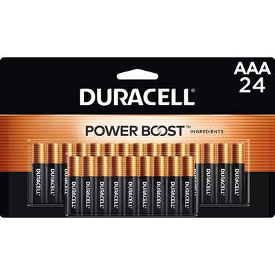 Duracell CopperTop AAA Alkaline Batteries 24 Pack 1.5V Long-Lasting Power