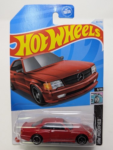 2024 Hot Wheels '89 MERCEDES-BENZ 560 SEC AMG (red #8/10) HW Modified *non-super