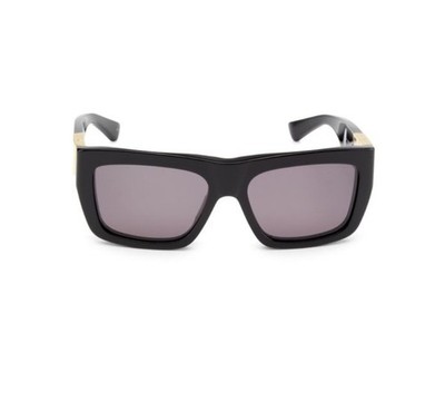Bottega Veneta BV1178S 001 57 MM Rectangle Sunglasses BNWT Square Shield Wayfair