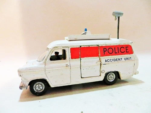 DINKY 287 'FORD TRANSIT Mk.I POLICE ACCIDENT UNIT VAN' ORIGINAL/VINTAGE. GOOD.