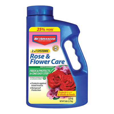 BioAdvanced Rose and Flower Care 5 lb Flower Food SOME STATE RESTRICTION