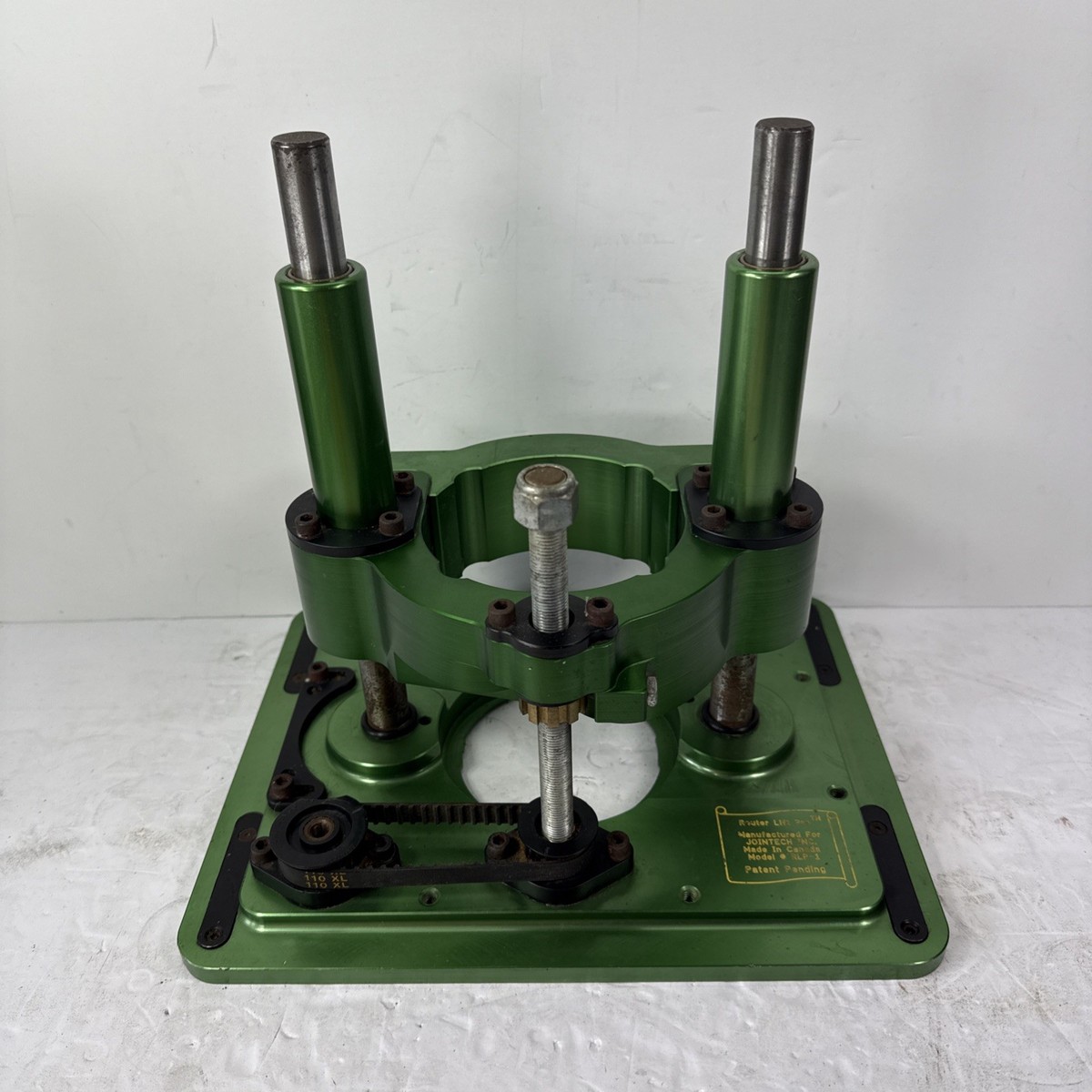 JOINTECH RLP-1 Router Lift Pro Green Anodized Aluminum