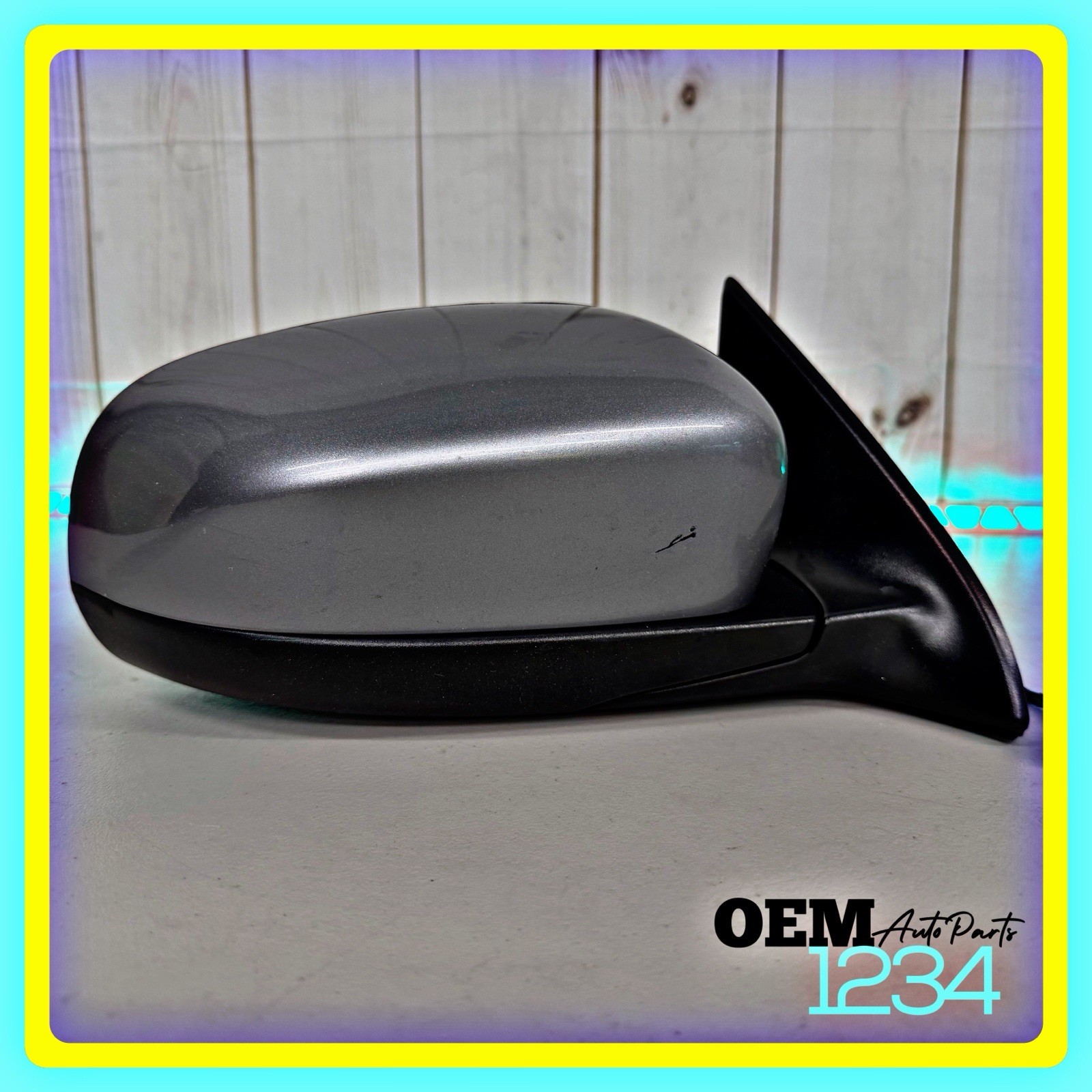 🔥 2014-2021 Jeep Cherokee OEM Side Door Mirror Heated Power Painted Silver 🇺🇸