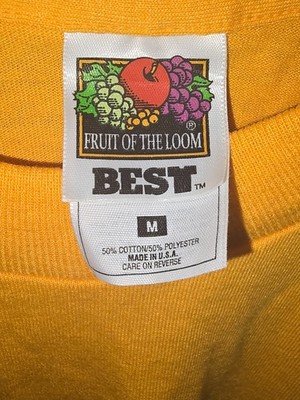 Vintage Fruit of the Loom T-Shirt Blank NOS USA Made 80s 90s
