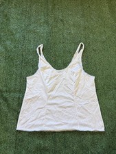 Vintage Vanity Fair Sz 40 Camisole Top White Lace Trim Bow Coquette Fairytale