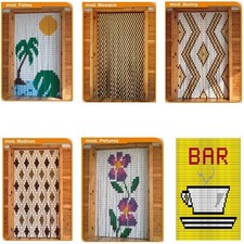 TENDA A PIASTRINA PIASTRINE PVC MOSCHIERA ZANZARIERA PERSONALIZZABILE SU MISURA