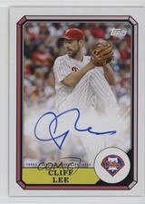 2025 Archives 1987 Topps Boardwalk and Baseball Cliff Lee #87BBA-CL Auto qf6
