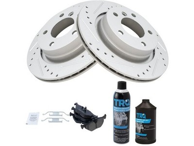 For 2000 BMW 328Ci Brake Pad and Rotor Kit Rear 72855MDCN Brake Rotor