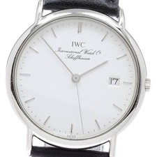 IWC Schaffhausen IW333106 Portofino Watch Day Date Quartz Mens Classic