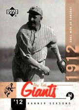 2001 Upper Deck Legends of New York #54 Christy Mathewson