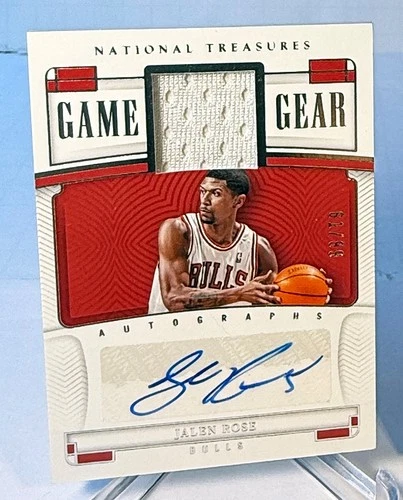 2022 National Treasures Jalen Rose Game Gear Autographs & Mem #GGA-JRS /99