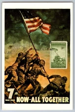 #929 Iwo Jima Maxi Card w/Pictorial Cancel