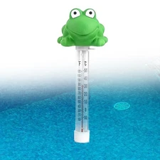 Frog Floating Pool Thermometer Swimming Pool Easy to Read for Water Temperature