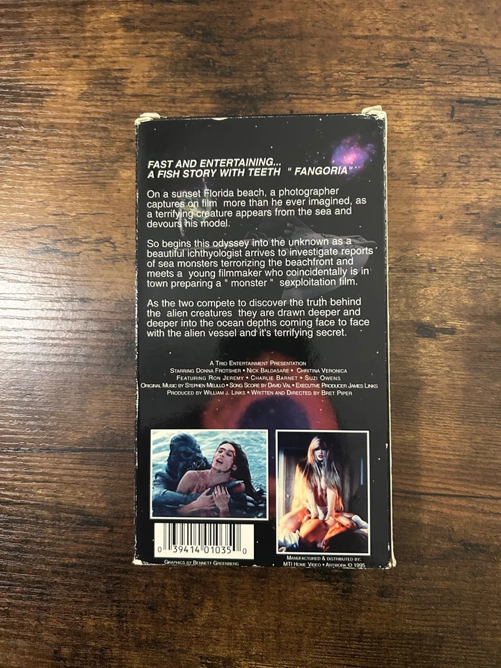 They Bite VHS (1995) Ron Jeremy Horror Rare Gore - Image 4 of 4