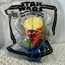 Ahsoka Tano  15 2008 McDonald Happy Meal Toy Star Wars Clone Wars Sealed Package