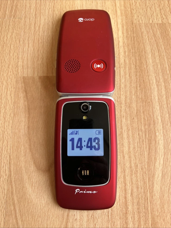 Doro Primo 418 rot Seniorenhandy Großtastenhandy ICE Fallsensor ohne Vertrag - Bild 4 von 4