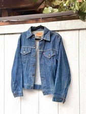 Vintage Levi’s 70505-0217 USA Made Denim Trucker Jacket Size 36 Red Tab
