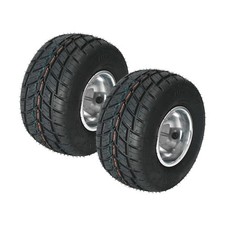 2pcs 10x4.50-5 Go Kart Tires and Rims for Racing Kart Quad Drifting Mini Bikes