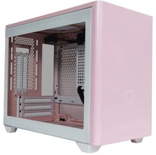 Cooler Master MasterBox NR200P Pink White Mini-ITX/DTX PC Case Tempered Glass