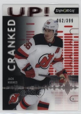 2022-23 Upper Deck Synergy Cranked Up Red 62/399 Jack Hughes #CU-HU 14hk