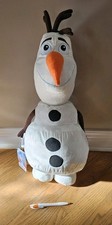 NEW Disney Frozen Olaf Cuddle Pillow Stuffed Plush Toy 24" Big Size