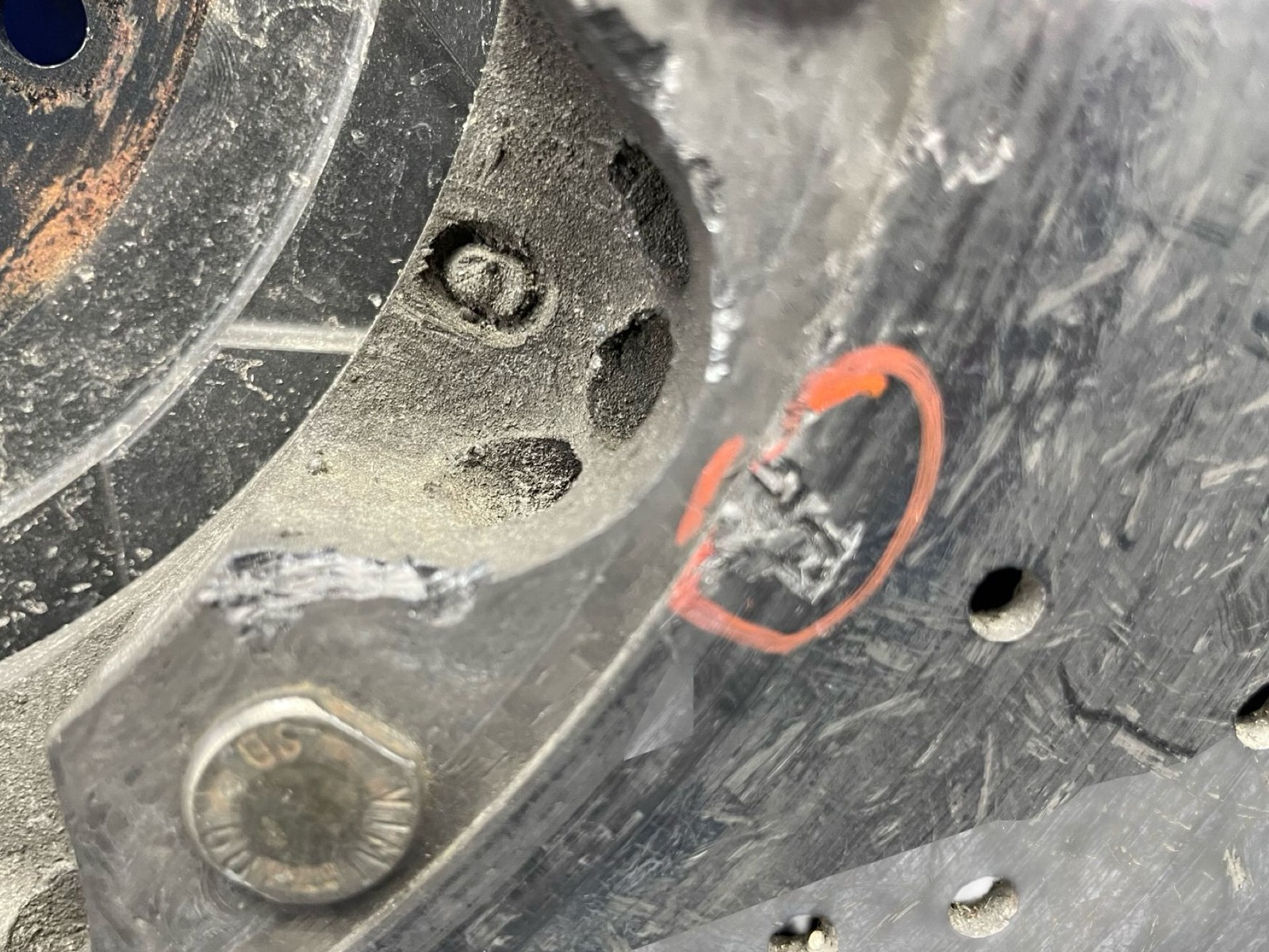 2018-2023 MCLAREN 720S RWD 4.0L FRONT RIGHT BREMBO CARBON CERAMIC BRAKE ROTOR