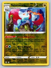 Carta Pokemon Salamence 109/203 Reverse Holo SWSH07: Cieli in Evoluzione - NM