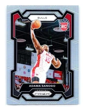 2023-24 Panini Prizm Basketball #286 Adama Sanogo RC Silver Prizm Holo Bulls