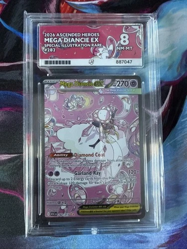 Pokémon TCG Mega Diancie EX 282/217 ACE 8