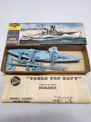 Pyro Table Top Navy German Battleship Bismark Plastic Model Kit