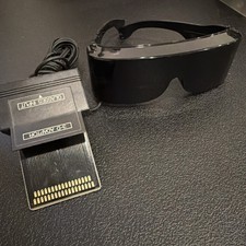 Sega Master System 3D Glasses + 3-D Adapter -...