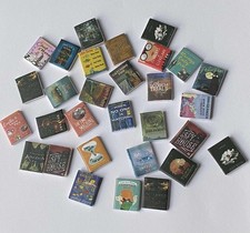 Miniature Dollhouse Books 1:12 Scale, Set Of 3 Random Mini Books