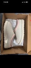 UGG Tasmans Size 6 Sea Salt and Pink Brand New