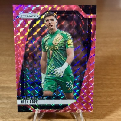 2024-25 Panini Prizm Premier League Nick Pope #116 Pink Mosaic Newcastle United
