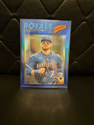 2026 Topps Heritage - Bobby Witt Jr. #160 Chrome Blue Refractor /150