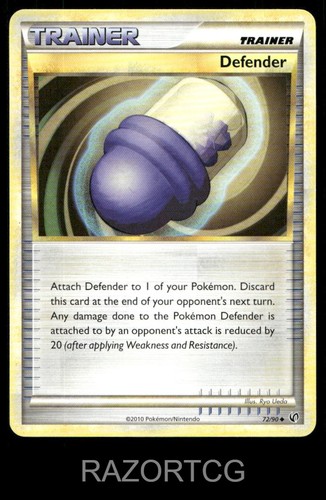 Defender 72/90 HGSS Undaunted Uncommon Pokemon Card