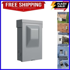 60AMP 240V Waterproof AC Disconnect Box Non-Fused, Metal Box Pull-Out Disconn...