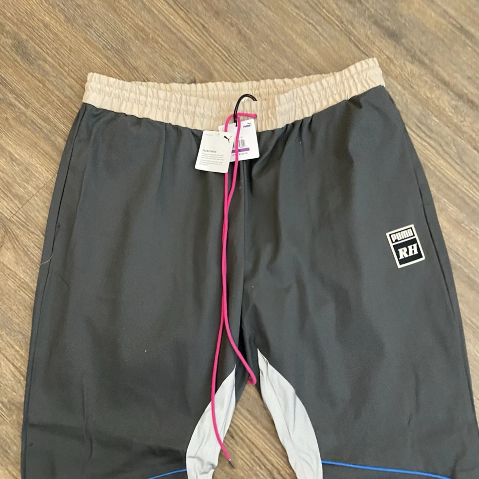 Calça Puma x Rhude Tecido Sombra Escura Masculina Tamanho XXL Nova Com Etiqueta - Imagem 3 de 4
