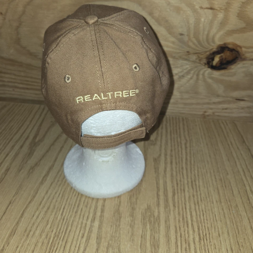 Sombrero con astas de ciervo Realtree ajustable con correa nuevo sin etiquetas marrón por gorra de exterior Foto 4 de 4