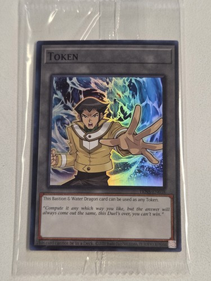 #ad Bastion amp; Water Dragon TKN5 EN038 Yugioh Token Burst Protocol Promo Card Mint $3.50