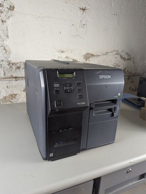 EPSON COLORWORKS TM-C7500 COLOR LABEL PRINTER   FOR PARTS (broken head)