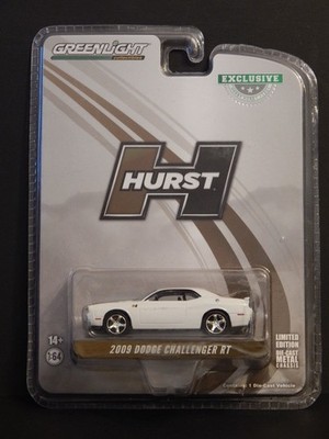 2009 Dodge HURST Challenger SRT VHTF White Gold Greenlight 1/64 MINM Package