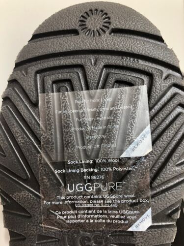 New UGG Australia Purl Cardy Knit Winter Boots UGGPURE Womens's US 5 EU 36 Gray - Picture 13 of 18