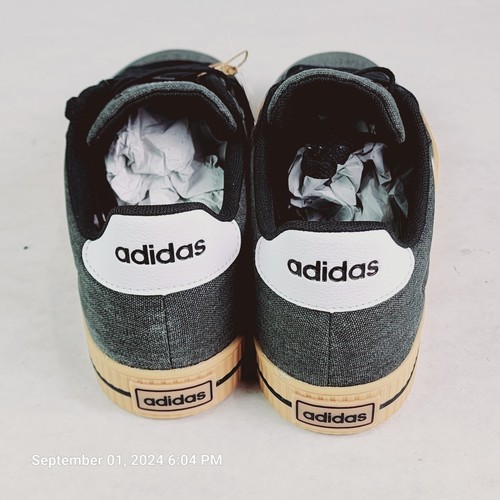 Adidas Shoes Men's Size 8 Daily 3.0 Skateboarding Charcoal Dark Gray Gum New Box - Picture 5 of 6