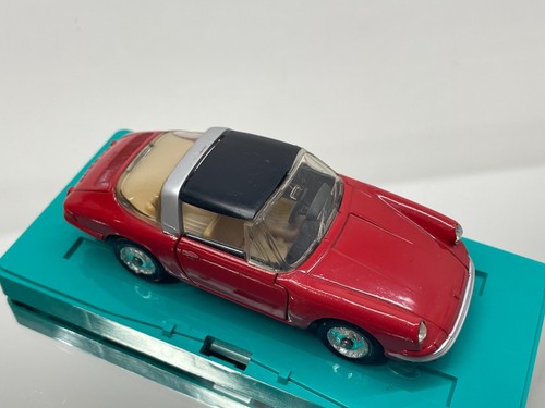 MARKLIN 1800 PORSCHE 911 T TARGA -RED 1:43- GOOD IN SHOWCASE - 527 - Picture 9 of 12