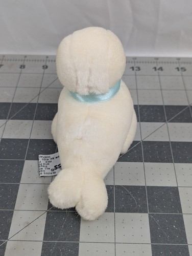 Russ White Seal Rattle Plush 4 Inch Stuffed Animal Toy - Picture 3 of 7