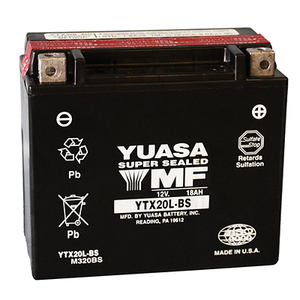 BATTERIA YUASA YTX14-BS (SIGILLATA CON ACIDO A CORREDO - Foto 2