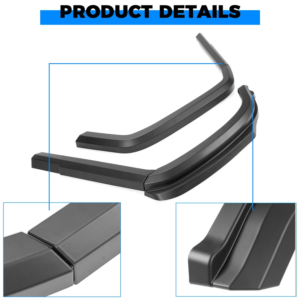 8Pcs Fender Flares overfender W/ hardware For Hummer H1 /Humvee /HMMWV Foto 2 de 4